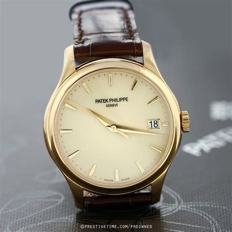 patek philippe calatrava pre owned|patek philippe used watches for sale.